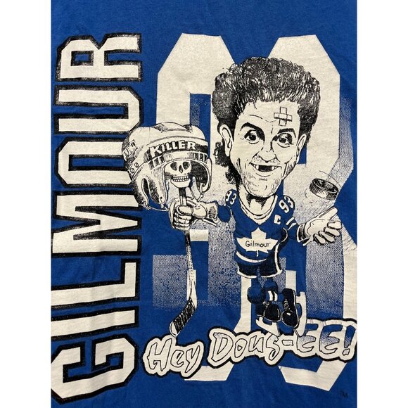 Vintage Doug Gilmour Toronto Maple Leafs NHL T-shirt - Picture 3 of 5